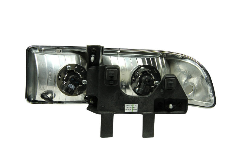 ANZO USA Chevrolet S-10 Crystal Headlights Chrome; 1998-2005 - eliteracefab.com