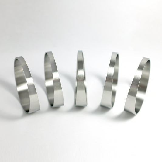Stainless Bros 5.0in x 1D/5in CLR Tight Radius 16 Gauge Pie Cut - 5pk.