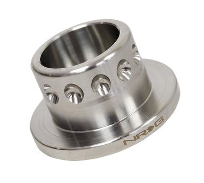 NRG Short Spline Adapter - SS Welded Hub Adapter With 5/8in. Clearance - SRK-SWH-1