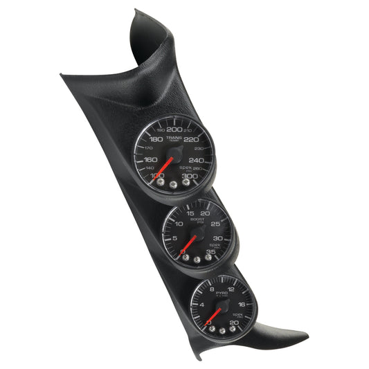 Autometer Diesel Gauge Kit A-Pillar w/ Spkr 01-07 GM Boost/EGT/Trans 60psi/2000 deg F/250 deg F P73021