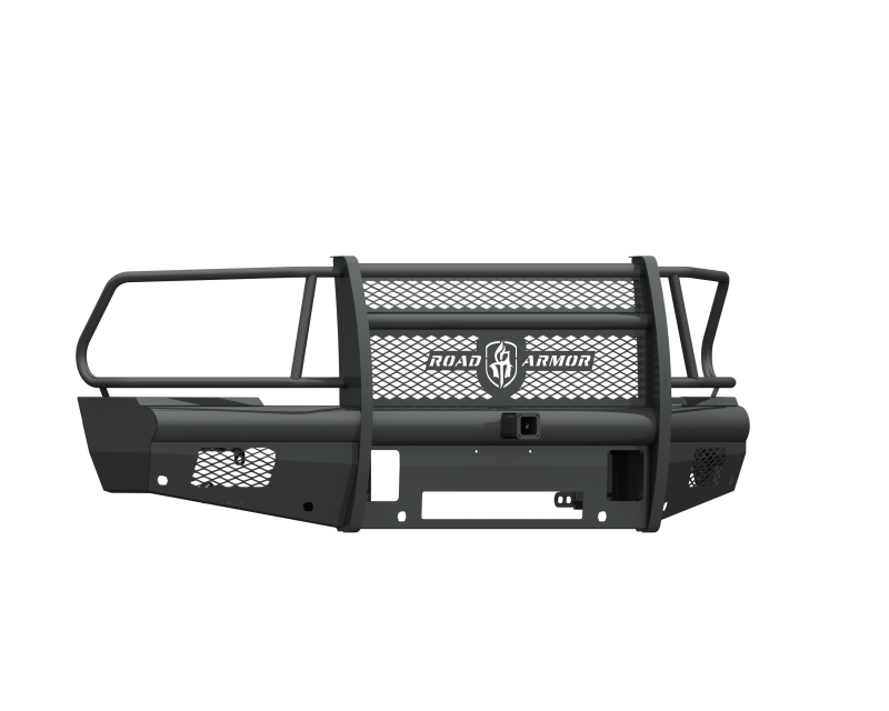 Road Armor 10-18 Dodge 2500 Vaquero Front Bumper Full Guard 2in Receiver - Tex Blk Road Armor