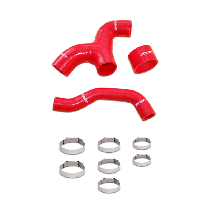 Mishimoto 02-05 Subaru WRX Red Silicone Intercooler Hoses - eliteracefab.com