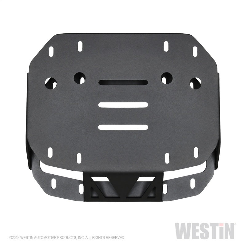 Westin 18-19 Jeep Wrangler JL WJ2 Spare Tire Relocator - Textured Black Westin