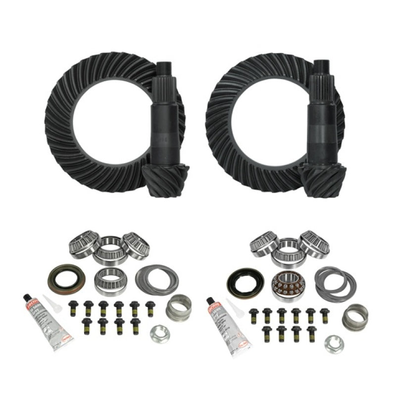 Yukon Gear Gear & Install Kit Package for Jeep Rubicon JL/JT w/ D44 Front & Rear in a 4.88 Ratio - eliteracefab.com