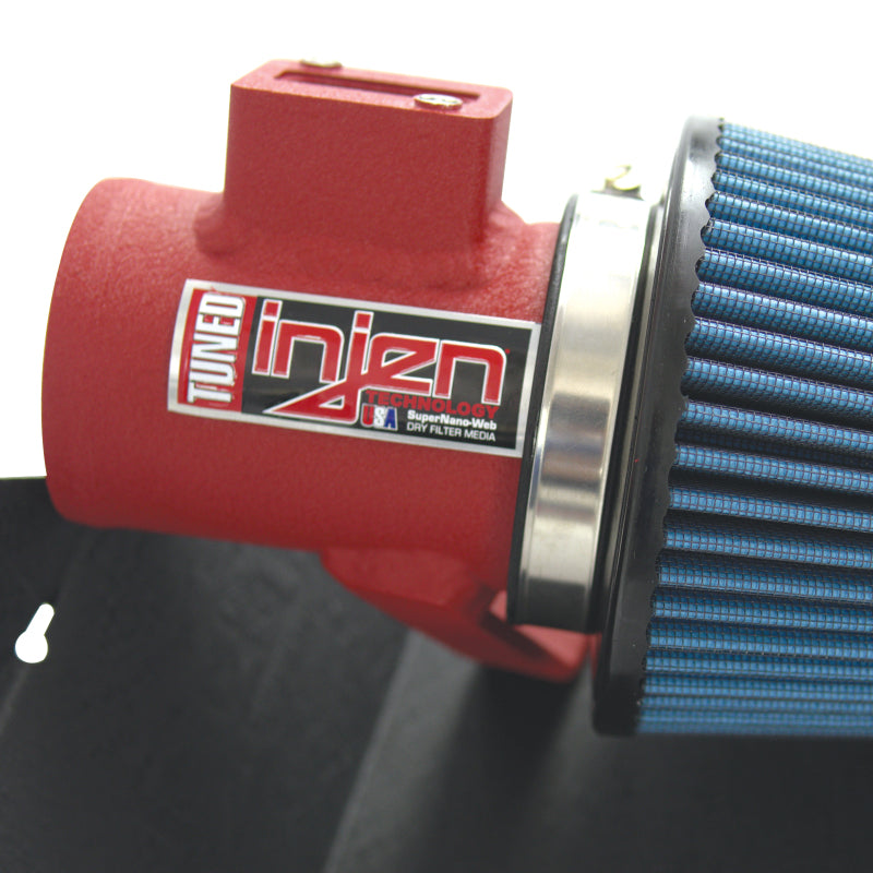 Injen 16-19 Ford Fiesta ST 1.6L Turbo 4Cyl Wrinkle Red Short Ram Intake w/MR Tech (Special order) - eliteracefab.com