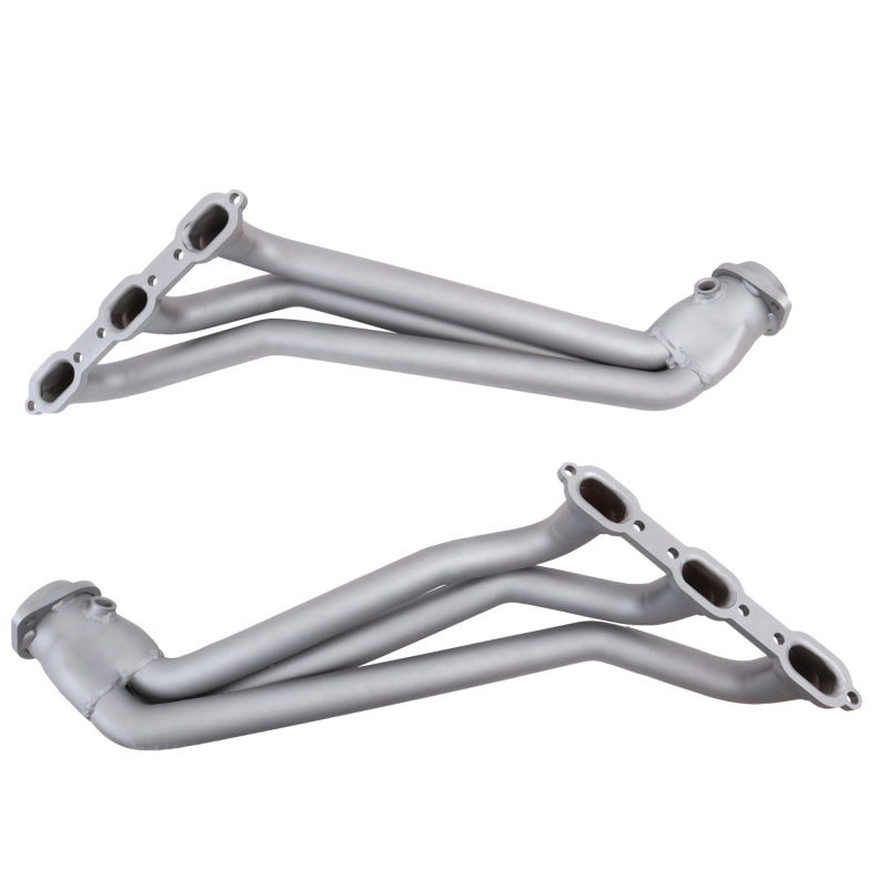 BBK 05-10 Dodge Challenger V6 Long Tube Exhaust Headers And Y Pipe And Converters - 1-5/8 Chrome BBK