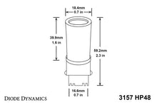 Load image into Gallery viewer, Diode Dynamics 3157 LED Bulb HP48 LED - Amber (Single)