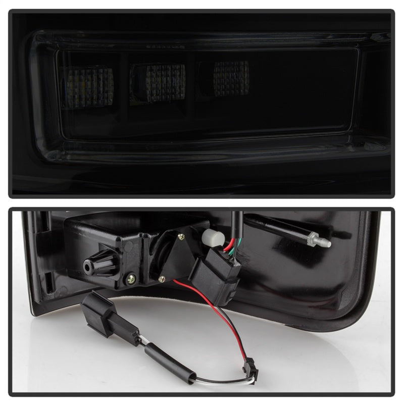 Spyder Ford F150 04-08 Styleside Tail Light V2 - LED - Black Smoke ALT-YD-FF15004V2-LBLED-BSM - eliteracefab.com