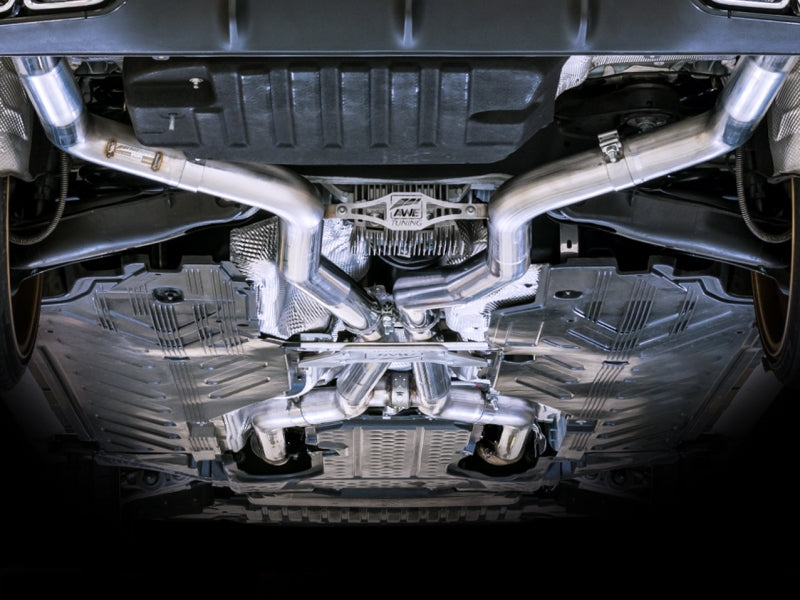 AWE Tuning 2019+ Mercedes-Benz C63/S AMG Sedan (W205) Track Edition Exhaust - No Tips AWE Tuning