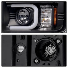 Load image into Gallery viewer, Spyder Chevy Silverado 2014-16 2500 HD Projector Headlights Light Bar DRL Blk PRO-YD-CSHD14-LBDRL-BK - eliteracefab.com