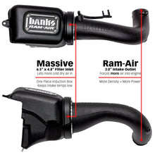 Load image into Gallery viewer, Banks Power 18-21 Jeep 2.0L Turbo Wrangler (JL) Dry Filter Ram-Air Intake System - eliteracefab.com