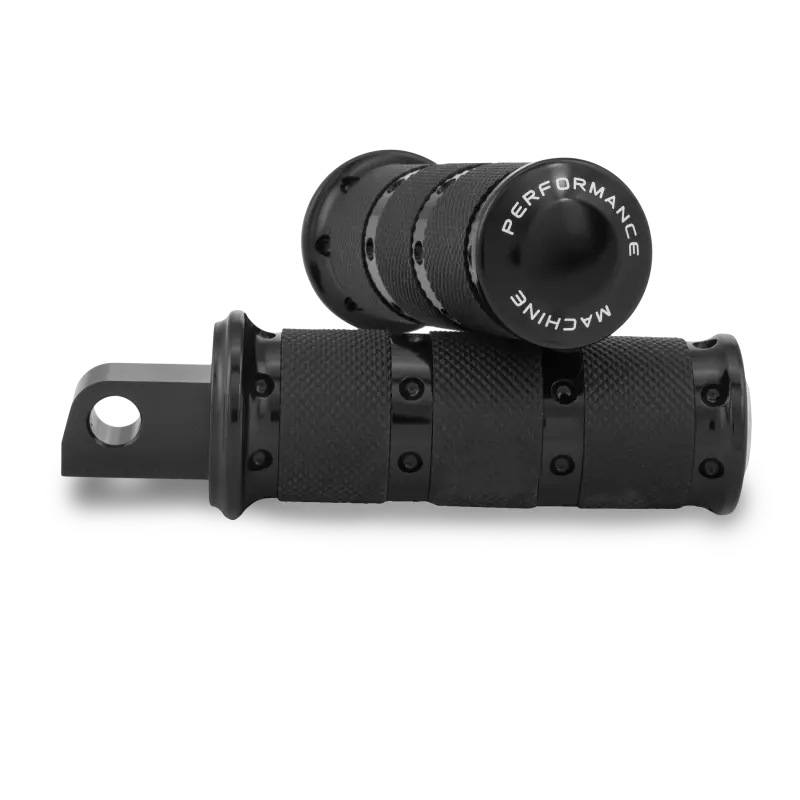 Performance Machine xLS Foot Peg Set - Black Ano Performance Machine
