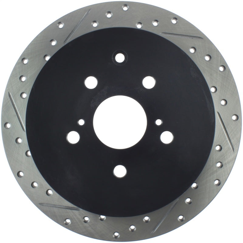 StopTech Sport Drilled & Slotted Rotor - Rear Right - eliteracefab.com