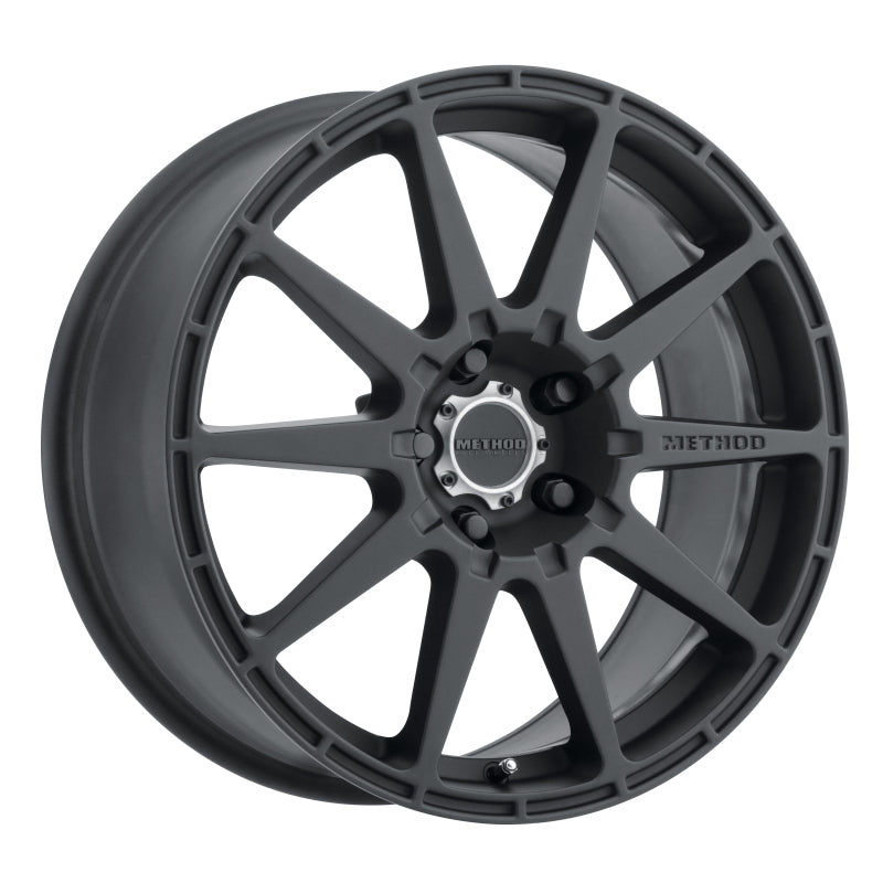 Method MR501 RALLY 17x8 +42mm Offset 5x100 67.1mm CB Matte Black Wheel - eliteracefab.com