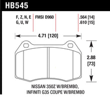 Load image into Gallery viewer, Hawk Performance ER-1 Front Brake Pads - HB545D.564