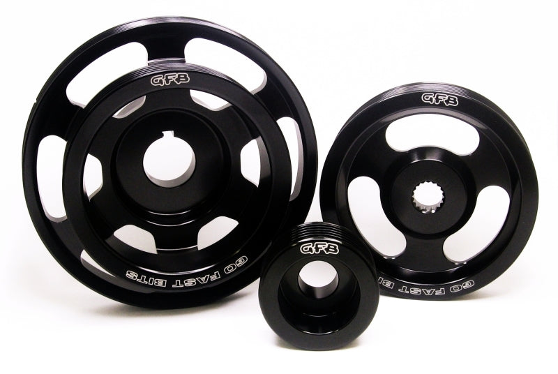 GFB 08+ WRX/STi / 09+ Forester / 03-09 LGT 3 pc Underdrive/Non-Underdrive Pulley Kit - eliteracefab.com