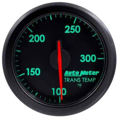 Autometer Airdrive 2-1/6in Trans Temperature Gauge 100-300 Degrees F - Black 9157-T