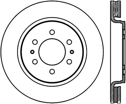 StopTech 10-16 Ford F-150 Slotted & Drilled Front Right Sport Brake Cryo Rotor Stoptech