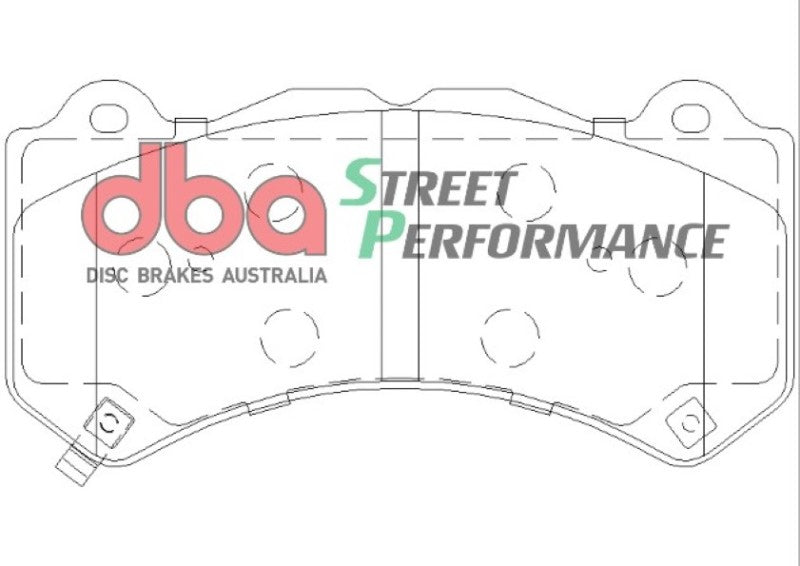 DBA Street Performance Front Brake Pads - DB2375SP DBA