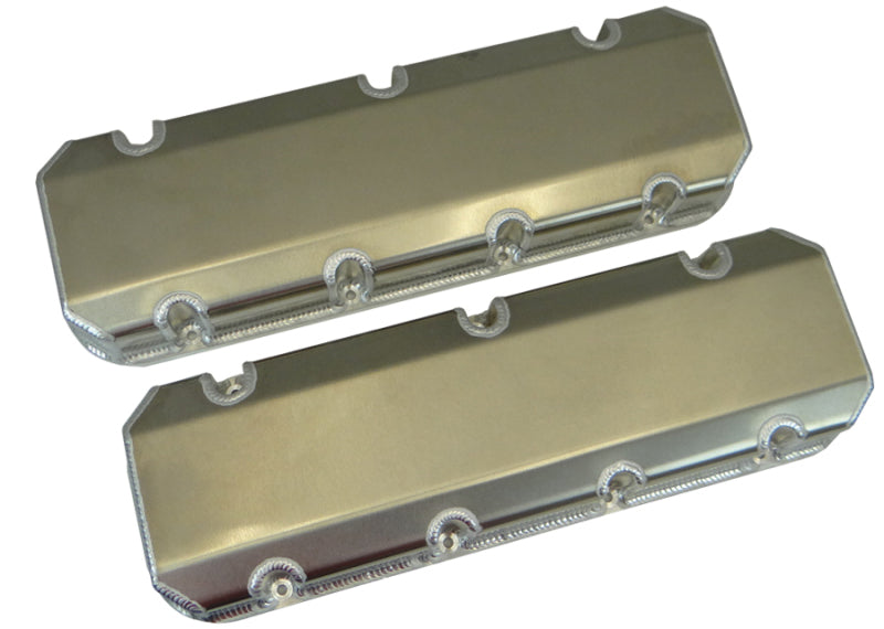 Moroso Brodix SR20/Dart Pro1 Valve Cover - 3in - No Logo - Exhaust & Intake Pockets - Alum - Pair