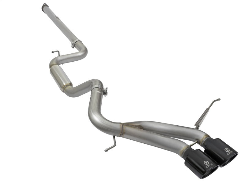 aFe Takeda 3in SS Exhaust Cat-Back 13-16 Ford Focus ST 2.0L Black Tips - eliteracefab.com