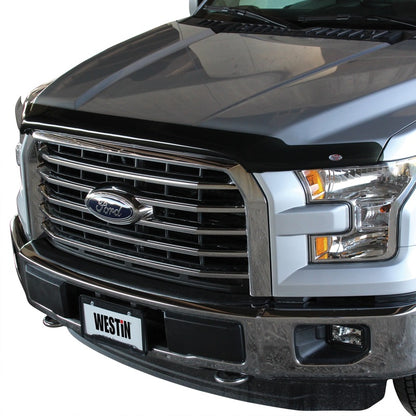 Westin 2015-2017 Ford F-150 Wade Platinum Bug Shield - Smoke - eliteracefab.com