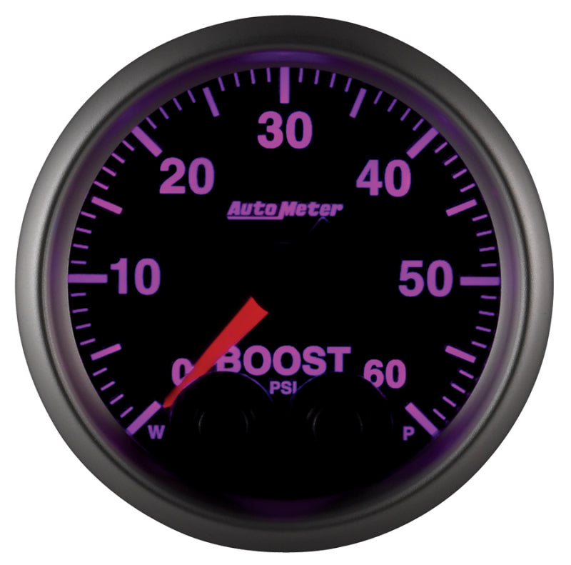 Autometer Elite 52mm 0-60 PSI Boost Peak & Warn w/ Electronic Control Gauge 5670