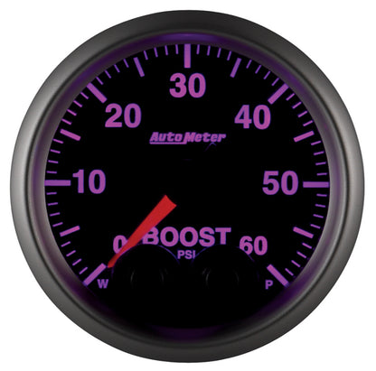 Autometer Elite 52mm 0-60 PSI Boost Peak & Warn w/ Electronic Control Gauge 5670