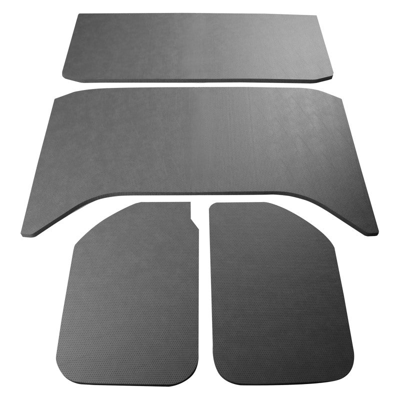 DEI 11-18 Jeep Wrangler JK 4-Door Boom Mat Headliner - 4 Piece - Gray Leather Look DEI