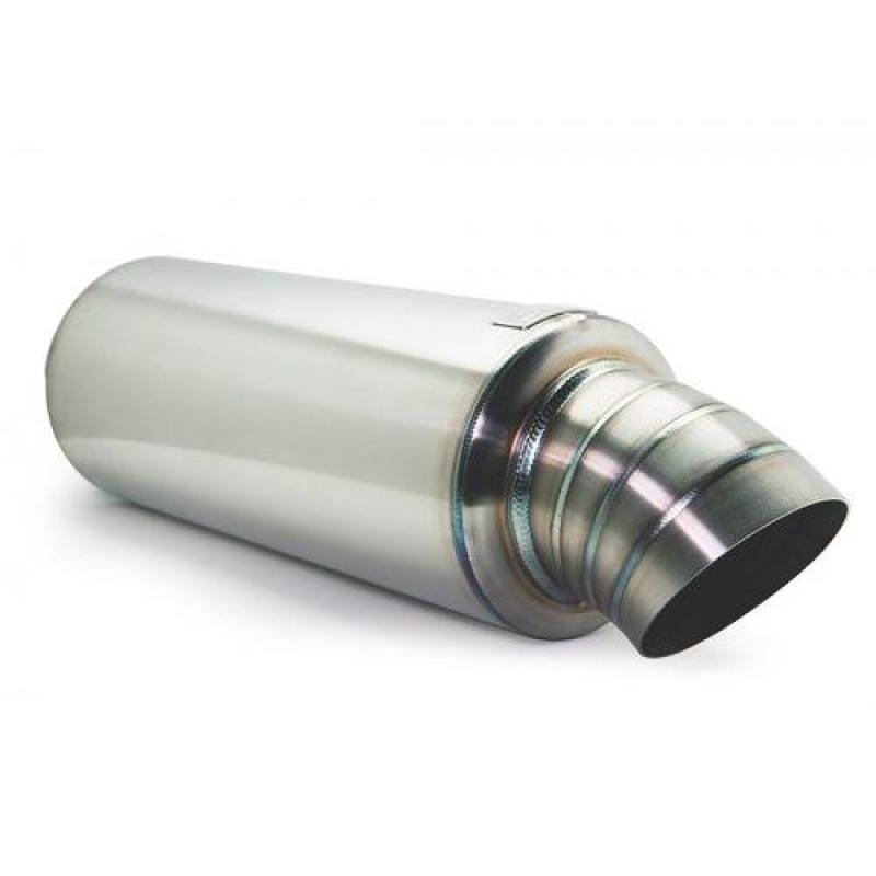 BLOX Racing 3.5in Street Muffler With Turndown Tip BLOX Racing