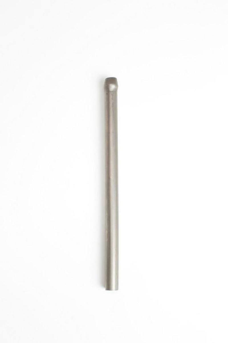 Ticon Industries 8in Length x 1/2in OD Titanium Hollow Mushroom Hanger Rod - Single Ended Ticon