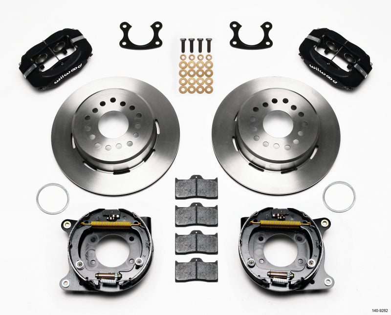 Wilwood Forged Dynalite P/S Park Brake Kit Small Ford 2.50in Offset Wilwood
