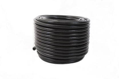Aeromotive PTFE SS Braided Fuel Hose - Black Jacketed - AN-08 x 20ft Aeromotive