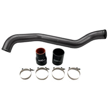 Load image into Gallery viewer, Wehrli 01-04 Chevrolet 6.6L LB7 Duramax Driver Side 3in Intercooler Pipe - Gloss Black - eliteracefab.com