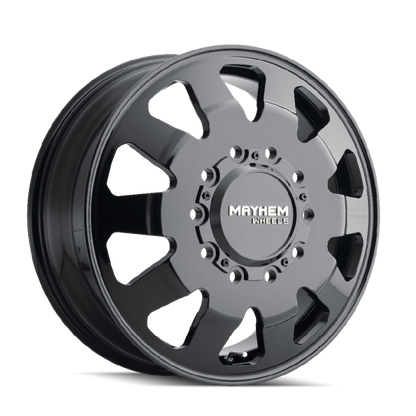 Mayhem 8181 Challenger Dually 22x8.25 / 10x225 BP / 169mm Offset / 170.1mm Hub Full Black Wheel