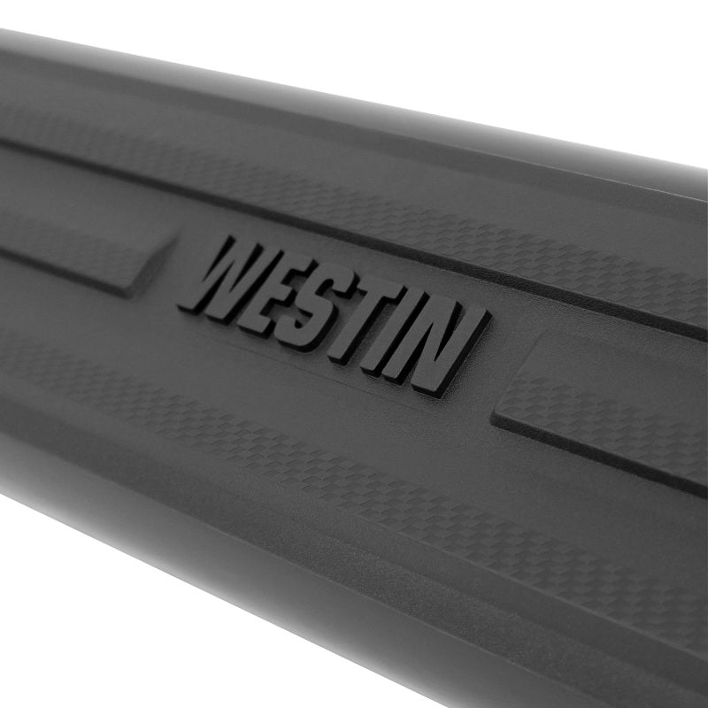 Westin Premier 6 in Oval Side Bar - Mild Steel 75 in - Black - eliteracefab.com