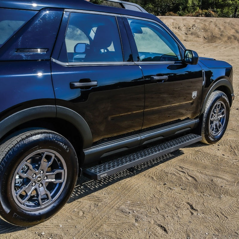 Westin Grate Steps Running Boards 68 in - Textured Black - eliteracefab.com