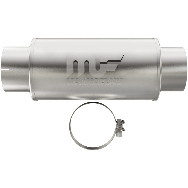 MagnaFlow Muffler Mag DSL SS 7x7x14 5in Inlet 5in Outlet - eliteracefab.com