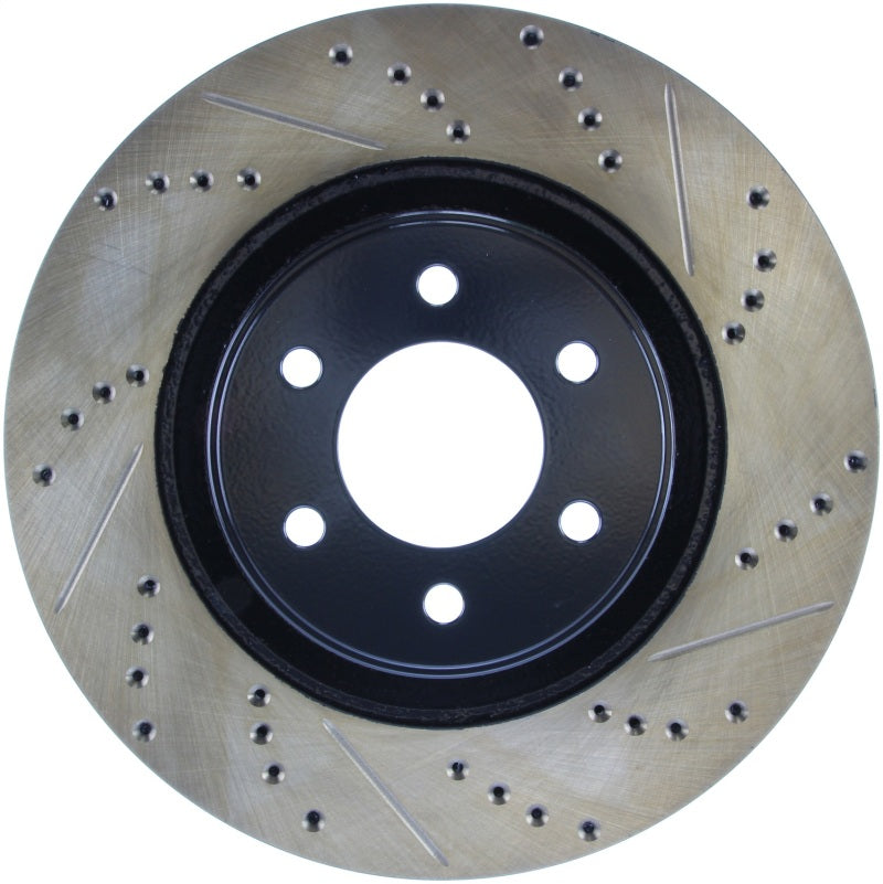 StopTech Slotted & Drilled Sport Brake Rotor - eliteracefab.com