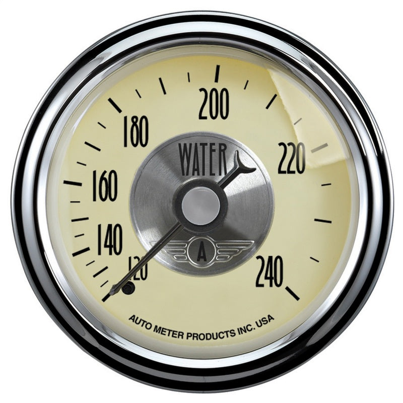 Autometer Prestige Series 52mm 120-240 Deg F Mechanical Water Temperature Gauge 2032