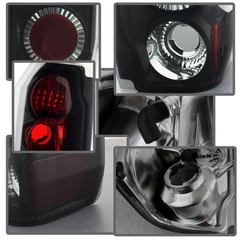 Spyder Ford F150 87-96/Ford Bronco 88-96 Euro Style Tail Lights Black Smoke ALT-YD-FF15089-BSM - eliteracefab.com