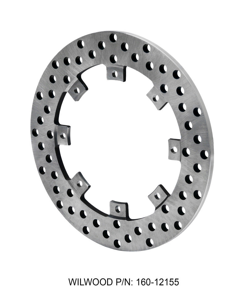 Wilwood Rotor-SuperAlloy-Rear Drag-Drilled 11.44 x .350 - 8 on 7.00in Wilwood
