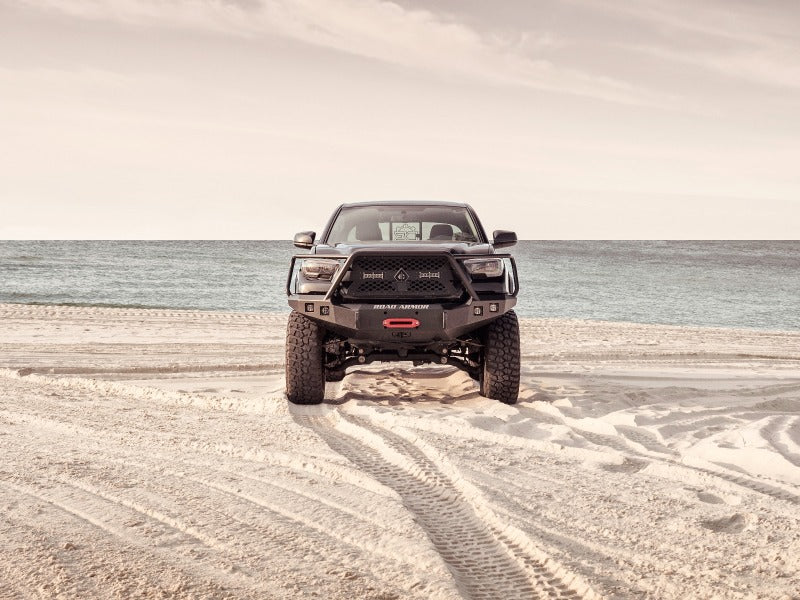 Road Armor 16-20 Toyota Tacoma Stealth Front Winch Bumper w/Lonestar Guard - Tex Blk Road Armor