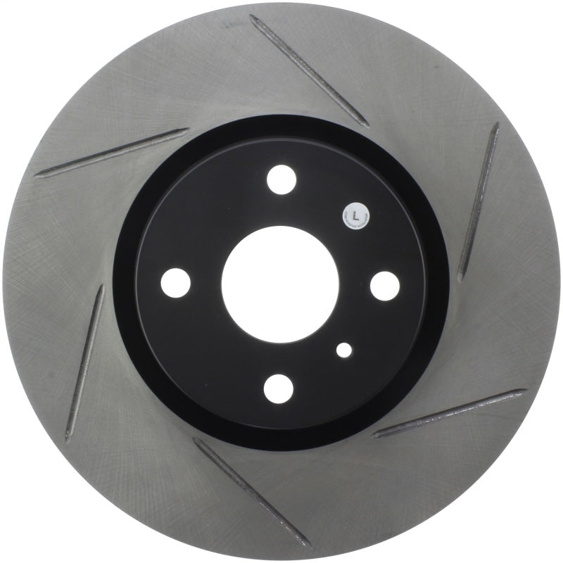 StopTech 16-18 Mazda Miata MX-5 Sport Slotted Front Left Rotor - eliteracefab.com