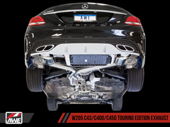 AWE Tuning Mercedes-Benz W205 C450 AMG / C400 Touring Edition Exhaust - eliteracefab.com