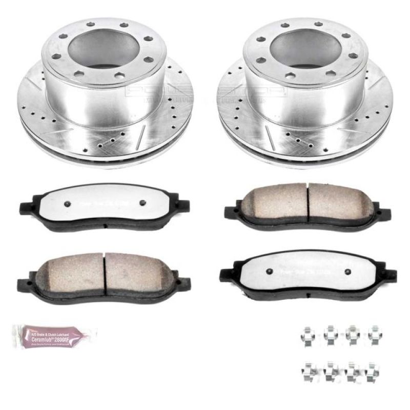 Power Stop 05-07 Ford F-250 Super Duty Rear Z36 Truck & Tow Brake Kit - eliteracefab.com