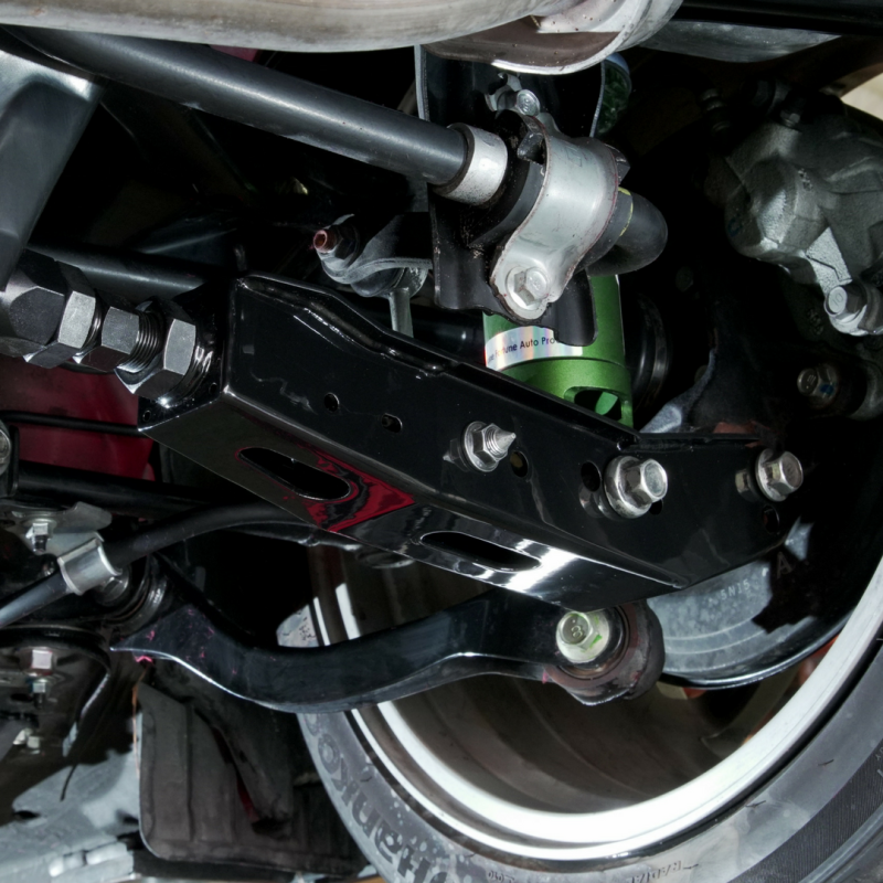 REAR LOWER CONTROL ARMS - AFTERMARKET END LINKS REQUIRED - TOYOTA 86 / SCION FR-S / SUBARU BRZ - Black - eliteracefab.com