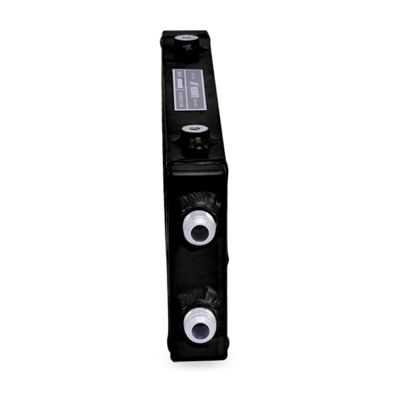 Mishimoto Universal Medium Bar and Plate Dual Pass Black Oil Cooler - eliteracefab.com