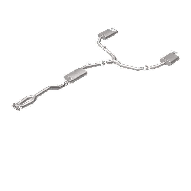 MagnaFlow Cat-Back SS Dual Split Rear Exit 2015 Dodge Charger/Chrysler 300C 3.6L V6 (Uses OEM Tips) Magnaflow