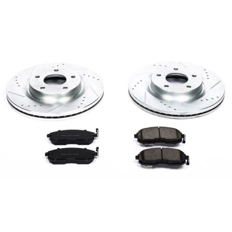 Power Stop 07-13 Nissan Altima Front Z23 Evolution Sport Brake Kit - eliteracefab.com